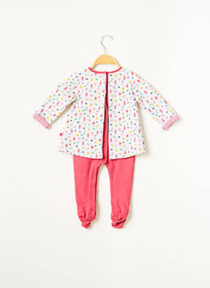 Combishort rose ABSORBA fille
