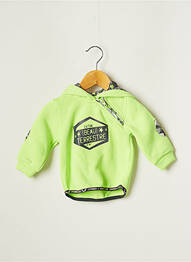 Sweat-shirt à capuche vert 3 POMMES garcon