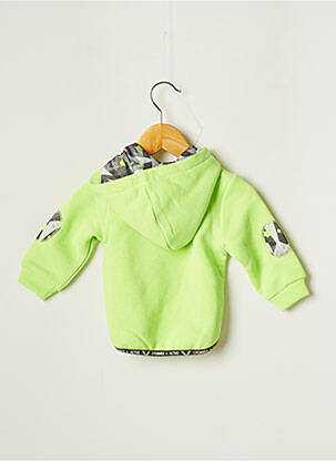 Sweat-shirt à capuche vert 3 POMMES garçon