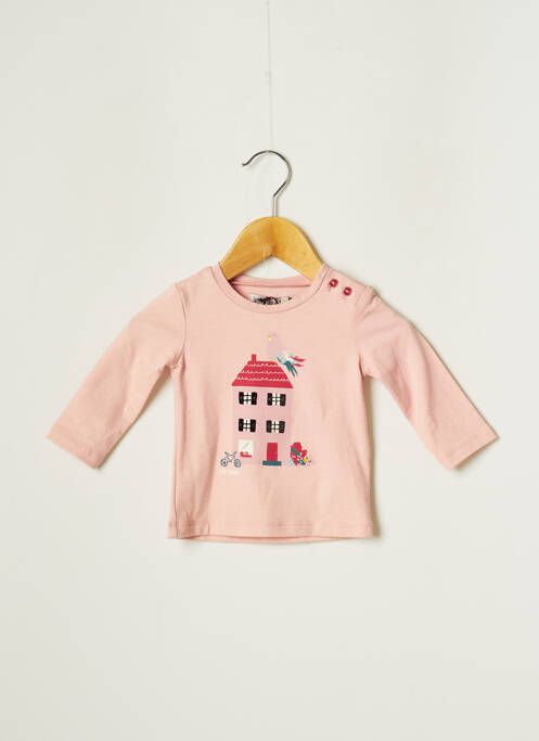 T-shirt rose JEAN BOURGET pour fille