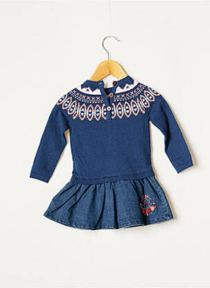 Robe mi-longue bleu CHIPIE fille