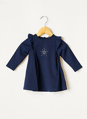 Robe mi-longue noir 3 POMMES fille