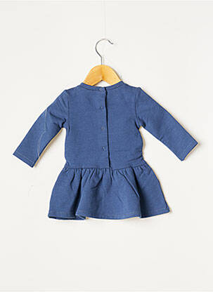 Robe mi-longue bleu 3 POMMES fille