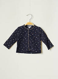 Gilet manches longues bleu marine ABSORBA fille