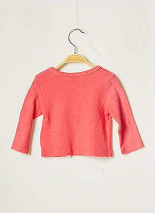 Gilet manches longues rose ABSORBA fille