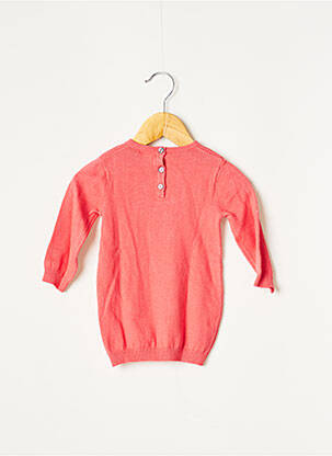 Robe pull orange 3 POMMES fille