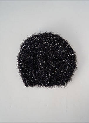 Bonnet noir 3 POMMES fille