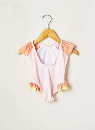 Maillot de bain 1 pièce rose 3 POMMES fille