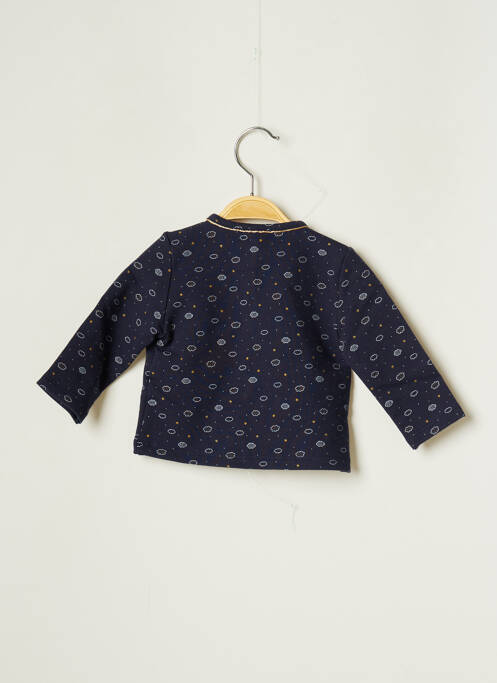 Gilet manches longues bleu marine ABSORBA pour fille