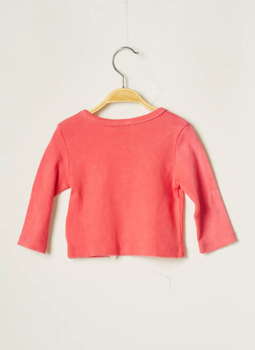 Gilet manches longues rose ABSORBA pour fille