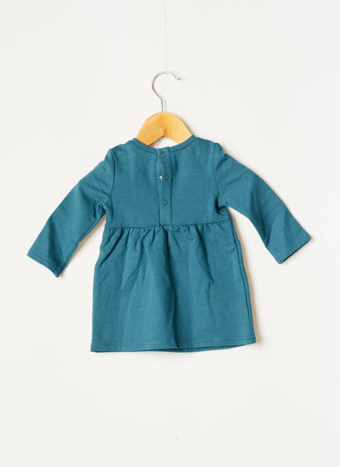 Robe mi-longue vert 3 POMMES pour fille