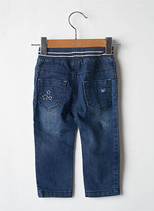 Jeans coupe droite bleu 3 POMMES fille