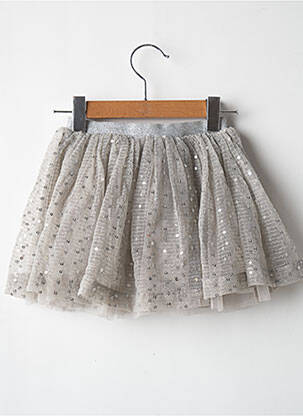Jupon /fond de robe gris 3 POMMES fille