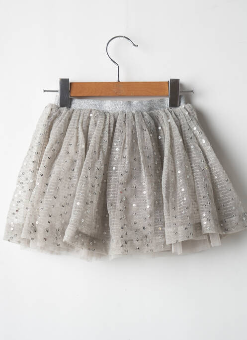 Jupon /Fond de robe gris 3 POMMES pour fille