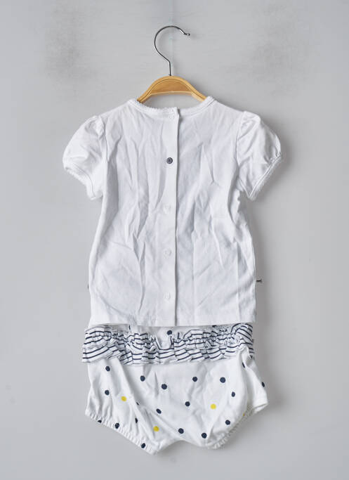Ensemble haut/bas blanc ABSORBA pour enfant