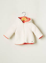 Polaire ecru 3 POMMES fille