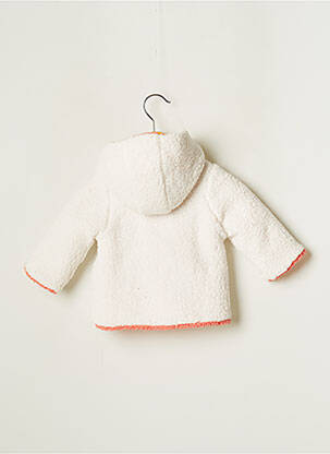 Polaire ecru 3 POMMES fille