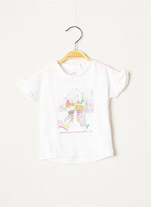 T-shirt blanc ABSORBA fille