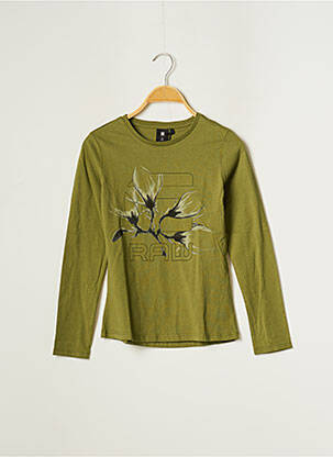 T-shirt kaki G STAR fille