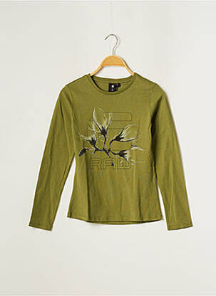 T-shirt kaki G STAR fille
