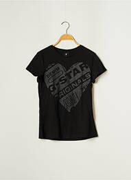 T-shirt noir G STAR fille