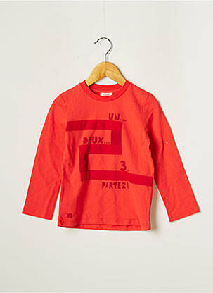 T-shirt orange CATIMINI pour garçon