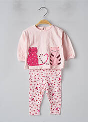 Ensemble haut/bas rose CATIMINI pour fille seconde vue