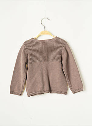 Gilet manches longues taupe ABSORBA enfant