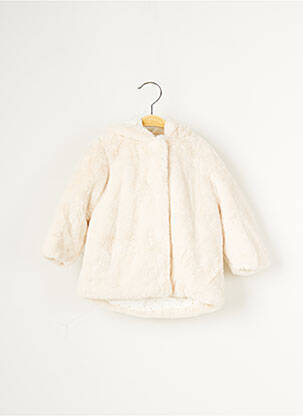 Manteau court ecru ABSORBA fille