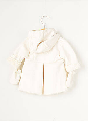 Manteau long ecru CATIMINI fille