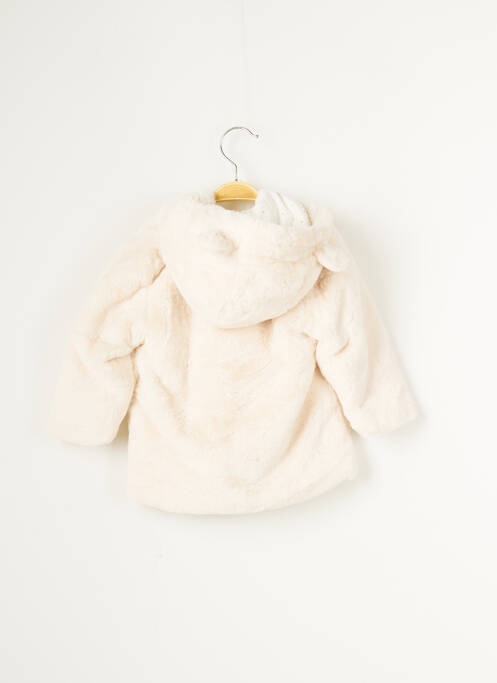 Manteau court ecru ABSORBA pour fille