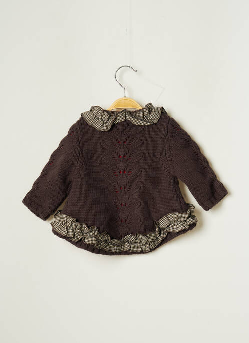 Manteau long beige CATIMINI pour fille