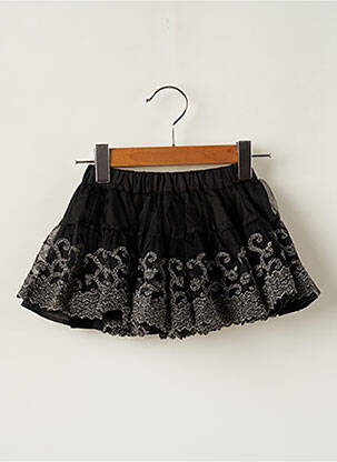 Jupon /fond de robe noir CATIMINI fille