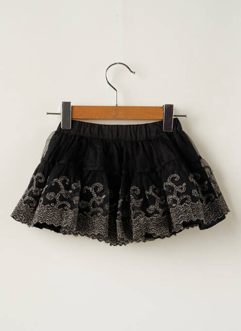 Jupon /Fond de robe noir CATIMINI fille