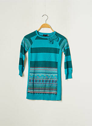 Robe mi-longue vert CATIMINI fille
