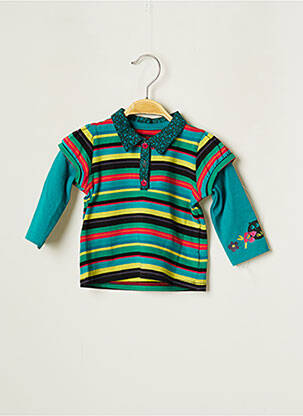 Polo bleu CATIMINI fille