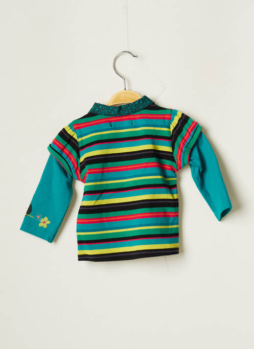 Polo bleu CATIMINI pour fille