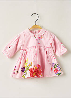 Robe courte rose CATIMINI fille