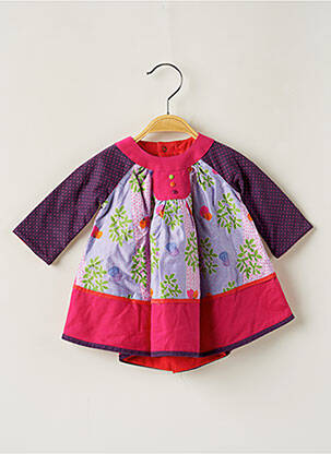 Robe courte violet CATIMINI fille