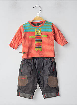 Ensemble haut/bas orange CATIMINI garçon
