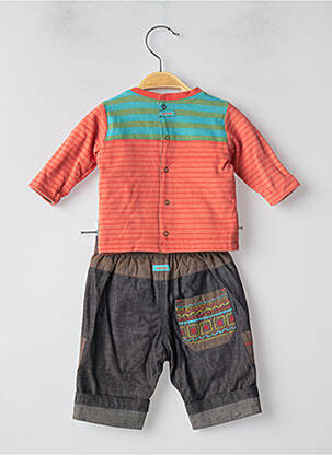 Ensemble haut/bas orange CATIMINI garçon
