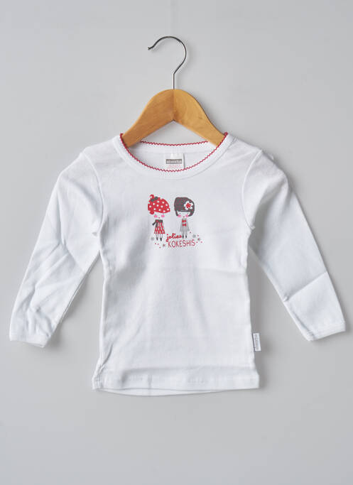 T-shirt blanc ABSORBA pour fille