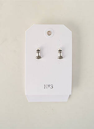 Boucles d’oreilles gris N°3 femme