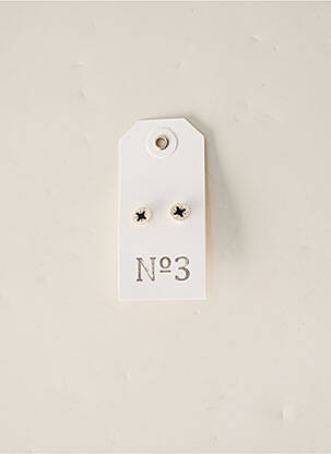Boucles d’oreilles or N°3 femme