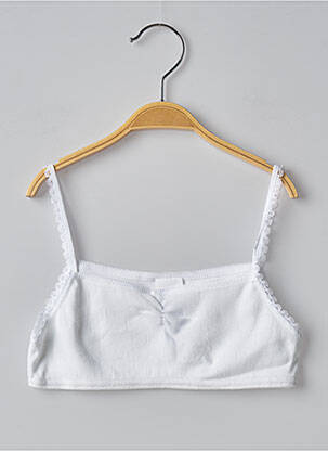 Soutien-gorge blanc ABSORBA fille