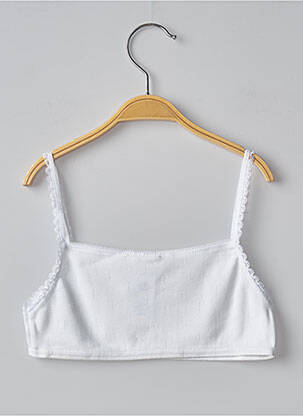 Soutien-gorge blanc ABSORBA fille