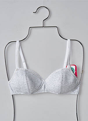 Soutien-gorge gris ABSORBA fille