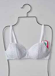 Soutien-gorge gris ABSORBA fille