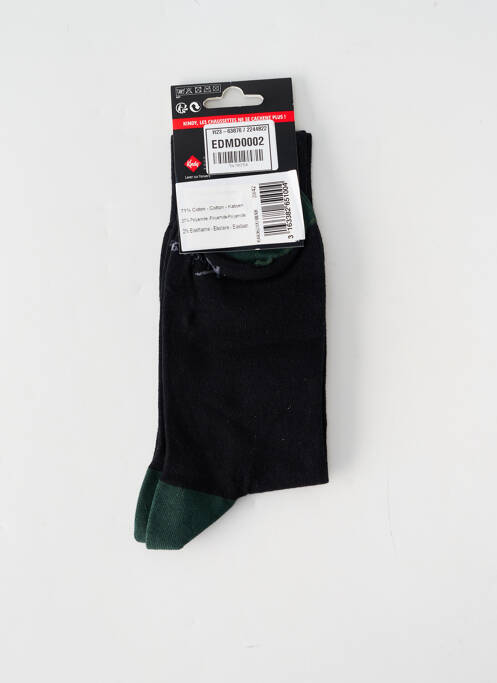 Chaussettes noir KINDY pour homme