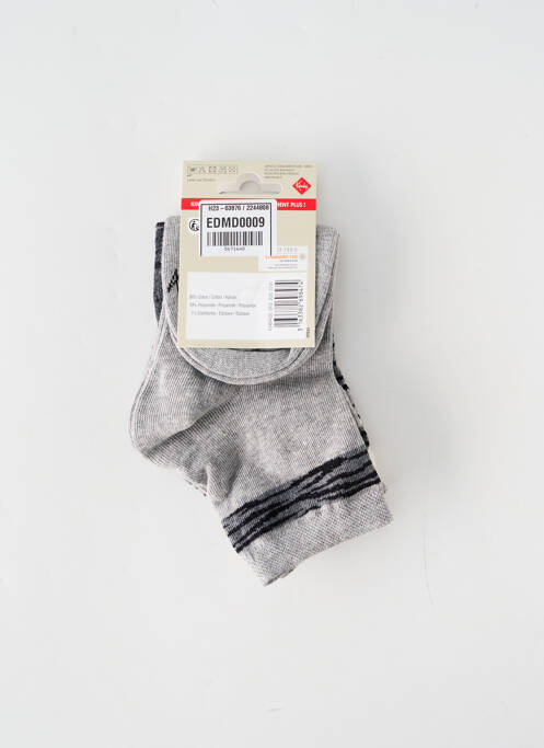 Chaussettes gris KINDY pour femme
